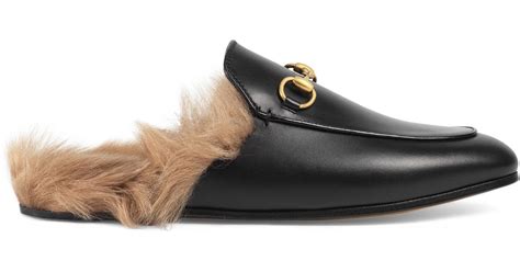 gucci flüpfer mit fell|gucci slippers farfetch.